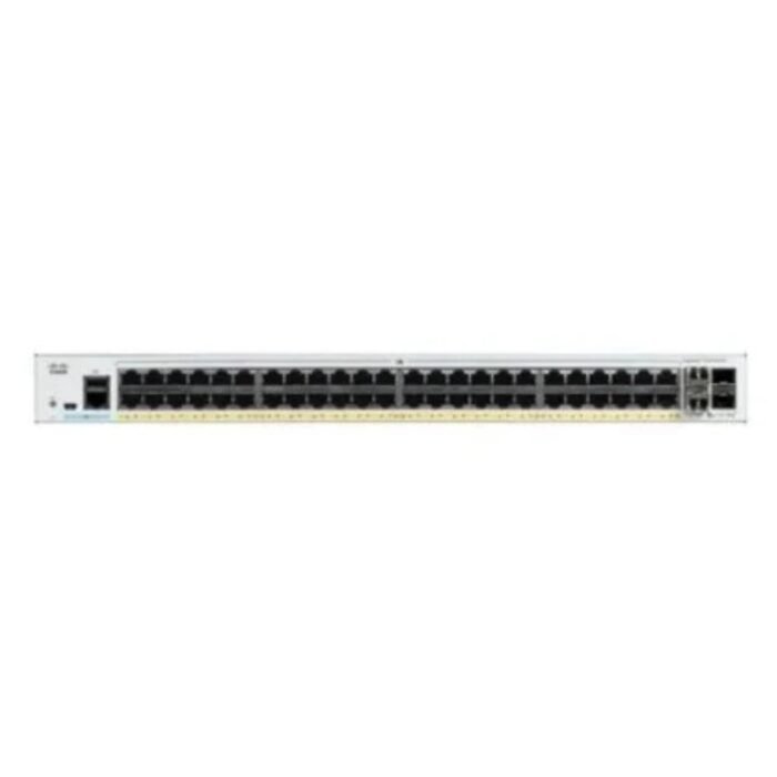Cisco C1000-48P-4G-L 48-Port PoE+ Switch with 4 Gigabit Uplinks - Image 1