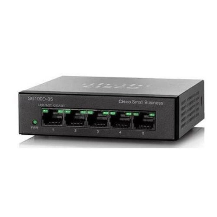 SG100D-05-NA Cisco Small Business Unmanaged 5 Ports Switch - Image 1