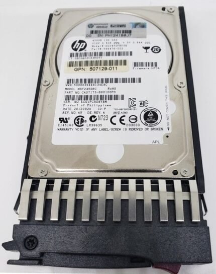 Refurbished | HPE 599476-002 Enterprise Hard Drive 450 GB SAS 6Gb/s Refurbished