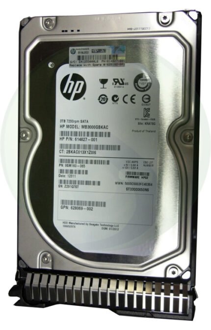 Refurbished | HPE 628061-B21 Midline Hard Drive 3 TB SATA 6Gb/s Refurbished