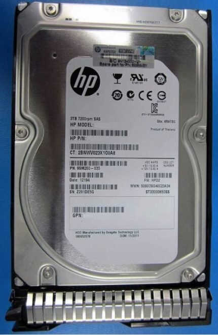 Refurbished | HPE 653959-001 Hard Drive 3 TB SAS 6Gb/s Refurbished