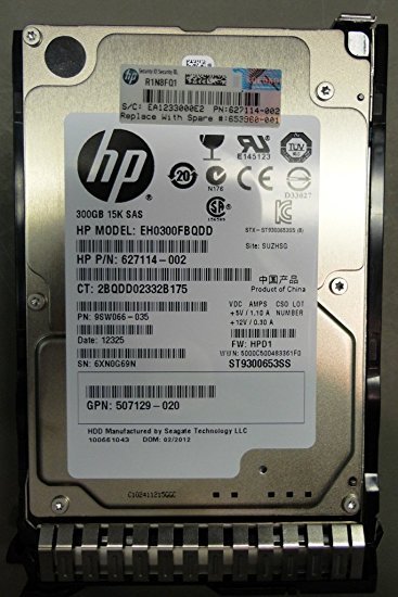 Refurbished | HPE EH0300FBQDD Enterprise Hard Drive 300 GB SAS 12Gb/s Refurbished
