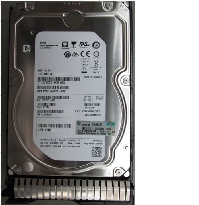 293812.jpg Refurbished | Hpe 846521-002 6Tb 7.2k 3.5 Inch SAS 12Gbps Midline SC Hdd - Image 1