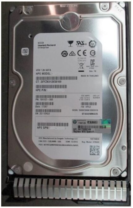 NEW | HPE 872293-002 4TB 7.2K SAS 6Gbps 3.5" Lff SC DS Hot Swap HDD-F/S