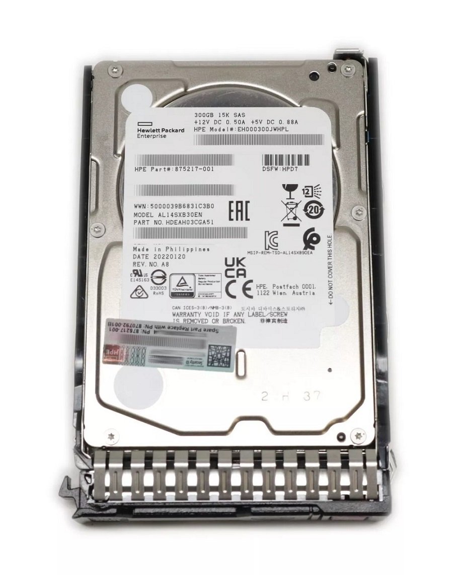 299065.jpg Refurbished | HPE 875217-001 Enterprise Hard drive 300 GB SAS 12Gb/s Refurbished - Image 1