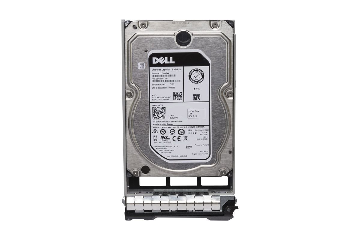 307272.jpg Refurbished | Dell MWHY9 14G 4TB 7.2K SATA 6Gbps 3.5inch Hot Plug Refurbished Hard Drive - Image 1