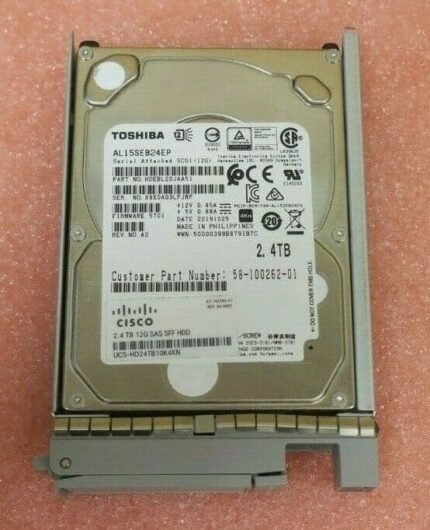 Refurbished | CISCO UCS-HD24TB10K4KN 2.4Tb 10k SAS 12g Sff 4Kn Hot Swap Hdd