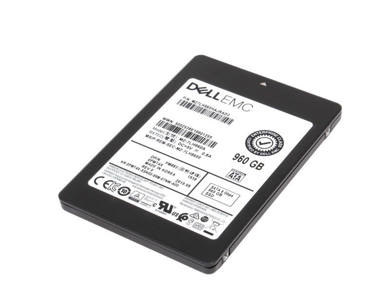 329821.jpg Refurbished | Samsung PM883 MZ-7LH960A Mixed Use SSD 960 GB SATA 6Gb/s DELL OEM Refurbished - Image 1