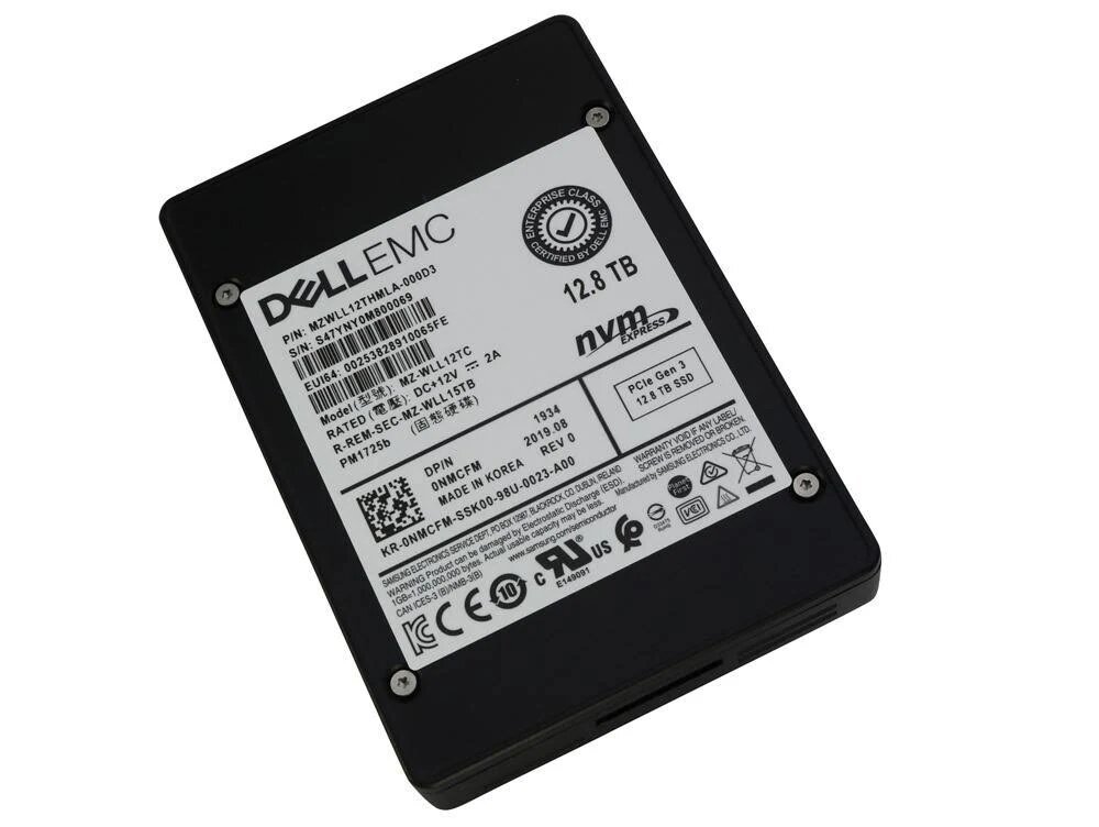 331895.jpg Refurbished | Samsung PM1725B MZ-WLL12TC SSD 12.8 TB PCIe 3.0 x8 (NVMe) DELL OEM Refurbished - Image 1