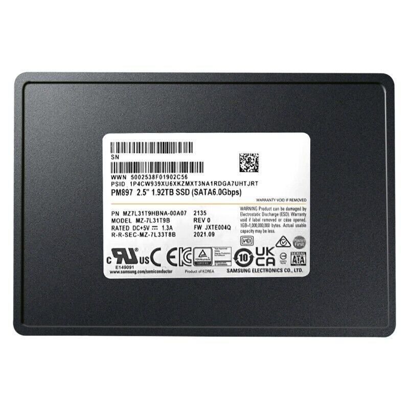 347700.jpg Refurbished | Samsung PM897 MZ7L31T9HBNA-00A07 SSD 1.92 TB SATA 6Gb/s Refurbished - Image 1
