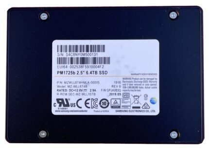 Refurbished | Samsung MZWLL6T4HMLA-000H3 6.4TB PM1725b Pci-E 3 x4/8 2.5Inch NVMe SSD New