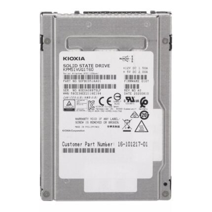 Refurbished | Kioxia PM5 SDFBC05JAA01 Mixed Use SSD 1.6 TB SAS 12Gb/s HPE OEM Refurbished