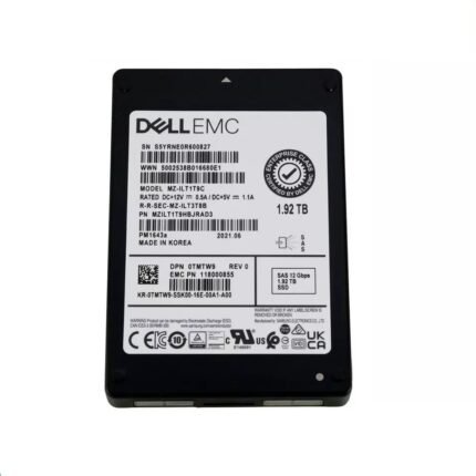 Refurbished | Samsung PM1643a MZILT1T9HBJRAD3 Read Intensive SSD 1.92 TB SAS 12Gb/s DELL OEM Refurbished