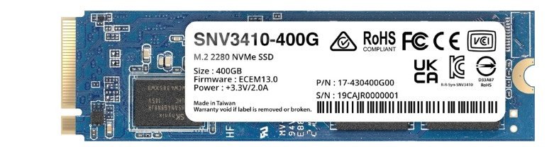 356663.jpg NEW | Synology SNV3410-400G 400Gb M.2 2280 PCI EXPRESS 3.0 X4 NVME Ssd - Image 1