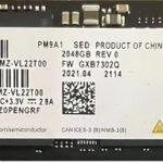 Refurbished | Samsung PM9A1 MZ-VL21T00 SSD 256GB Pci Express 4.0 X4 (NVMe) Refurbished