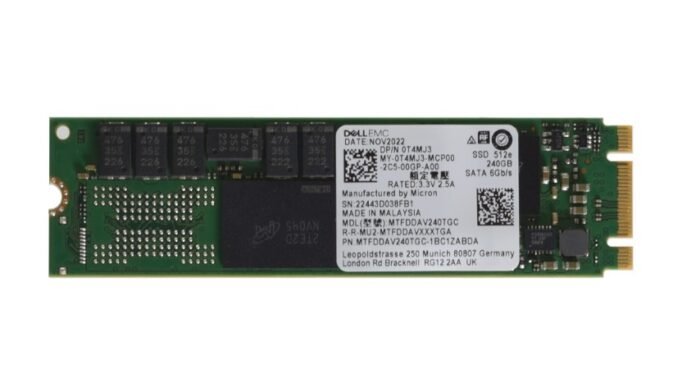 NEW | Dell T4MJ3 240GB SATA SSD M.2 6Gb/s for BOSS Controller - Image 1