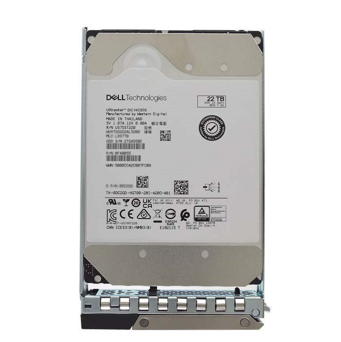 370103.jpg NEW | Dell 400-BPBK 22TB 7.2K SAS-12Gbps 512e 512MB 3.5inch Hot-Plug Hdd - Image 1
