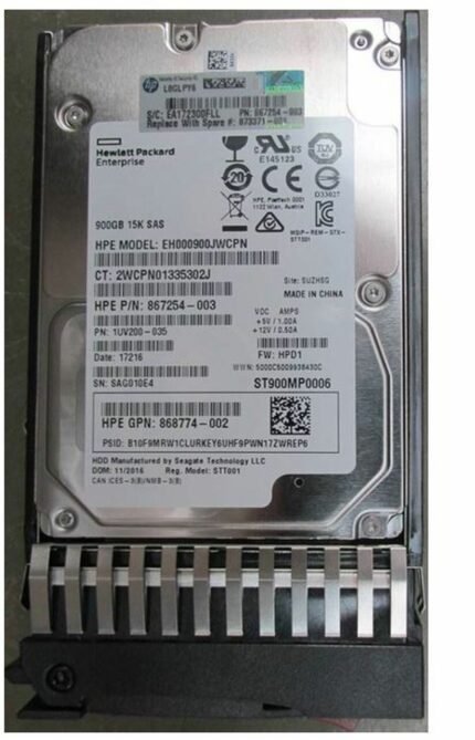 NEW | HPE 872846-B21 Enterprise Hard Drive 900 GB SAS 12Gb/s New F/s