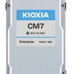 NEW | KIOXIA KCMYXVUG6T40 6.4TB NVMe PCIe Gen5 15mm U3 CM7-V SIE 3Dwpd Ssd