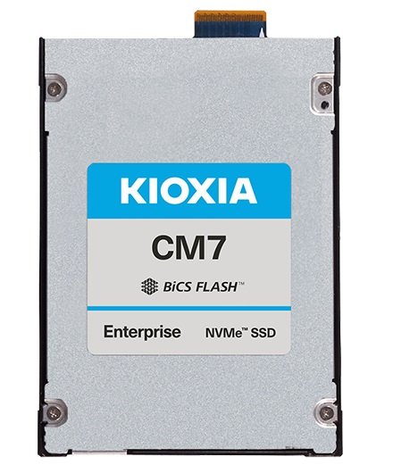 376155.jpg NEW | KIOXIA KCM7XRJE7T68 7.68TB NVMe 7.5 mm CM7-R Series 1DWPD Enterprise Ssd - Image 1
