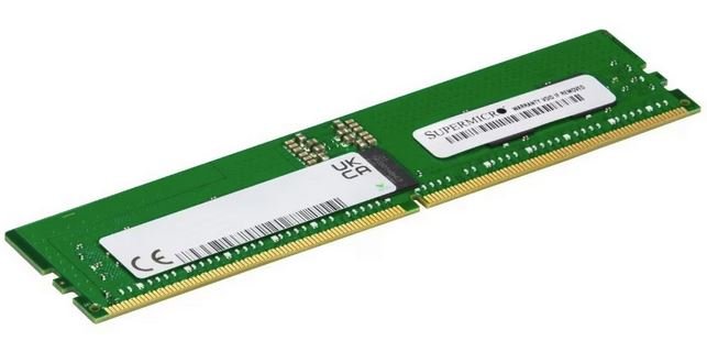 391179.jpg Supermicro MEM-DR548L-CL01-ER56 48GB DDR5 5600MT/s PC5-44800 ECC Registered Memory Micron OEM - Image 1