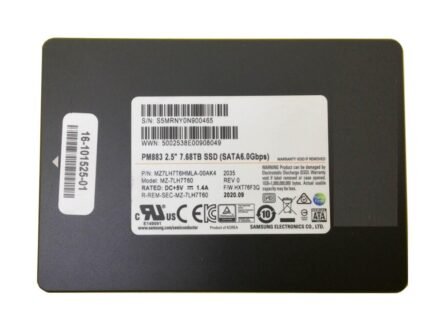 Refurbished | Samsung PM883 MZ7LH7T6HMLA-00AK4 SSD 7.68 TB SATA 12Gb/s Refurbished